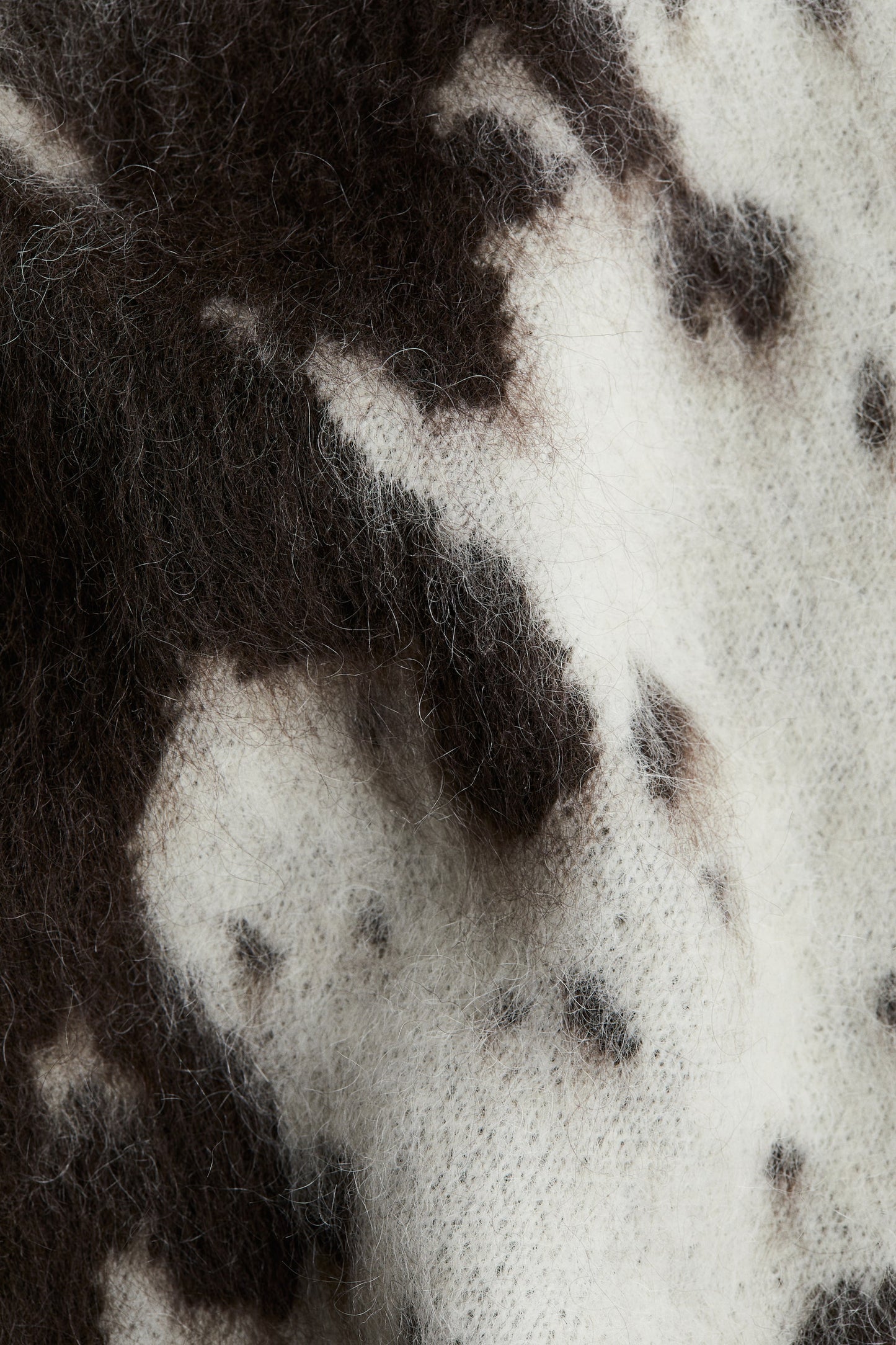 Mohair-blend turtleneck jumper