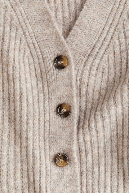 Rib-knit dress