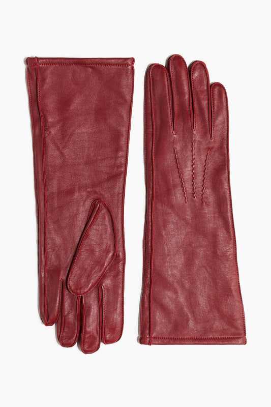 Long leather gloves