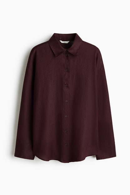 Oversized linen shirt