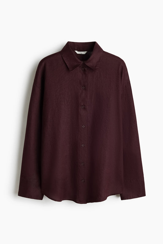 Oversized linen shirt