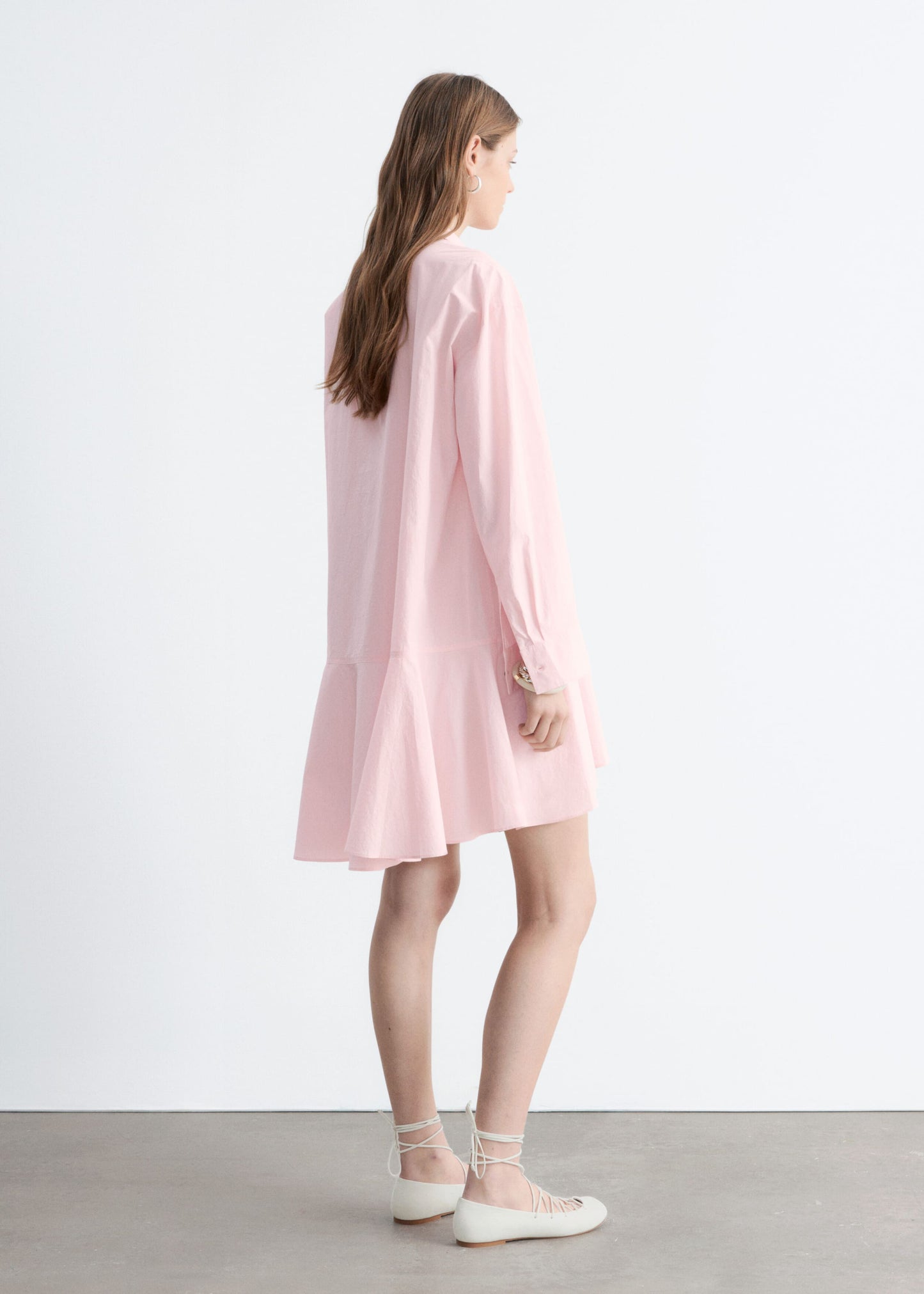 Drop-Waist Shirt Dress