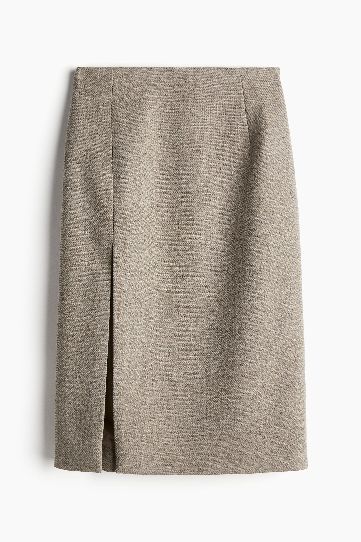 Slit-front skirt