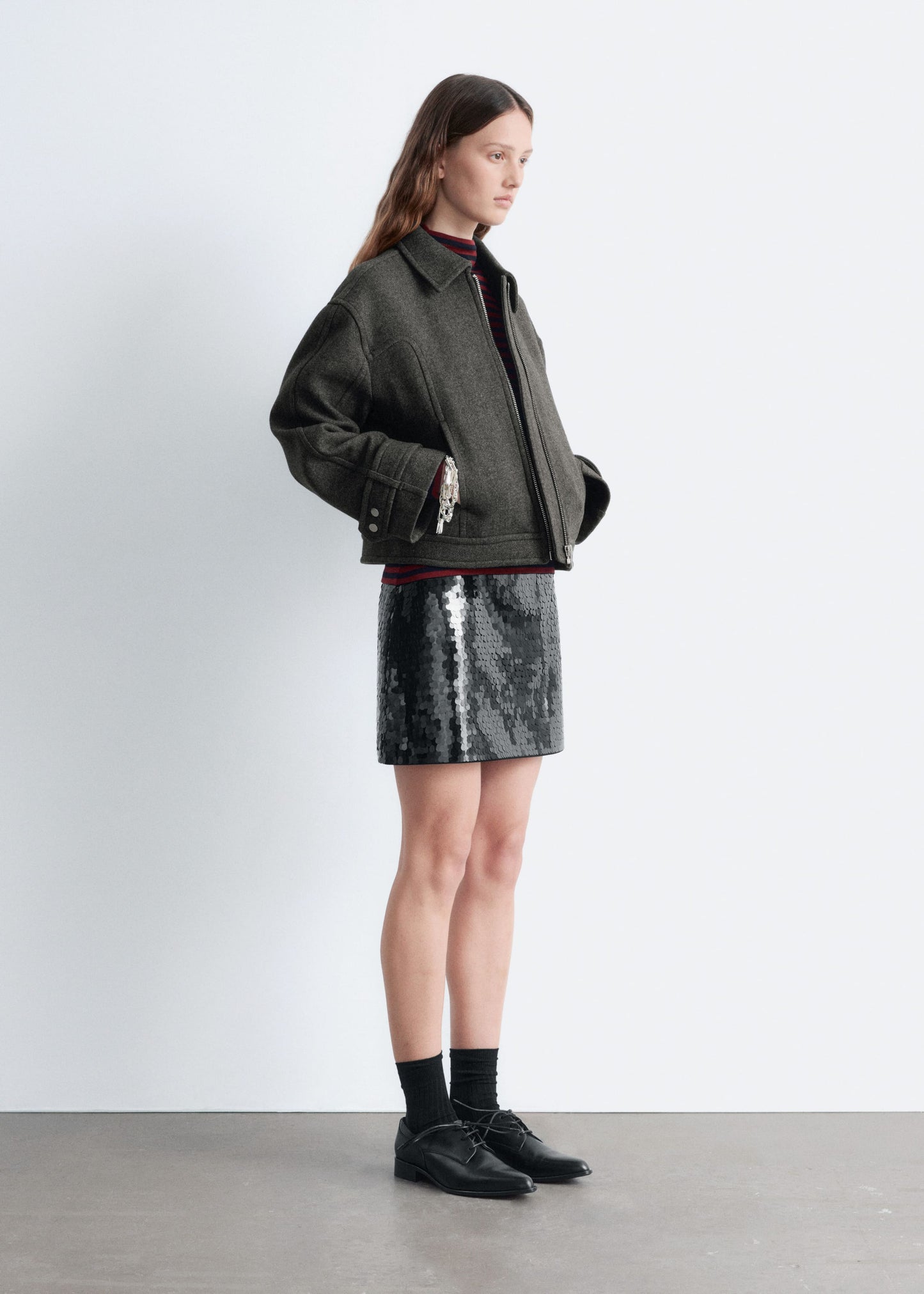 Sequin Mini Skirt