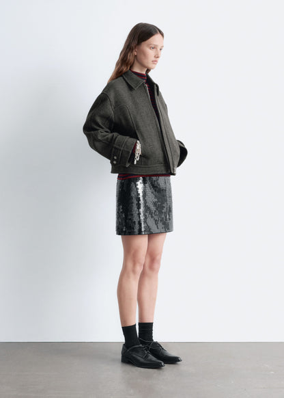 Sequin Mini Skirt