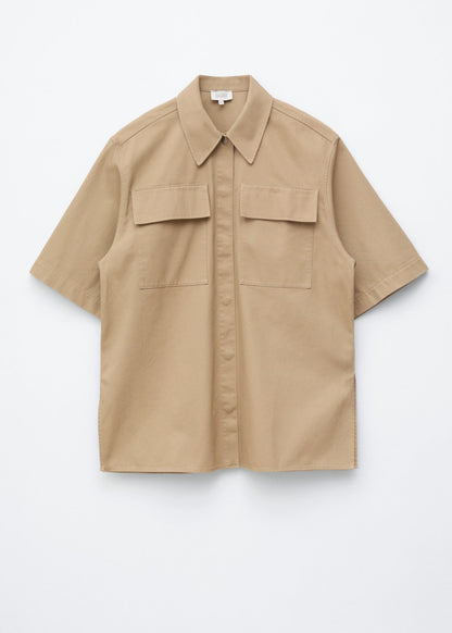 Short-Sleeve Cotton Shirt