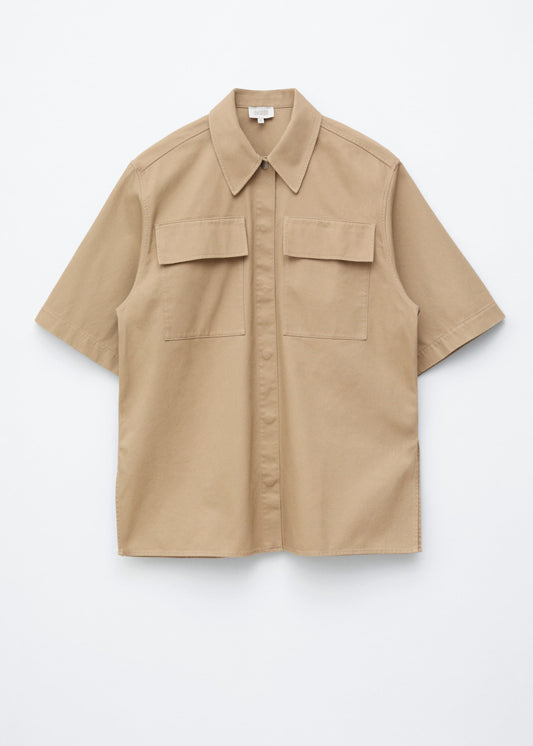Short-Sleeve Cotton Shirt