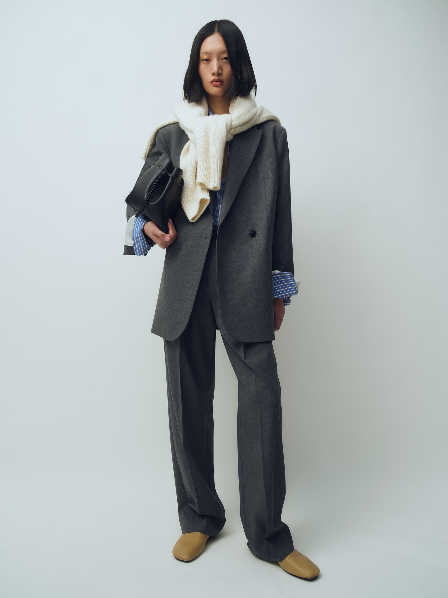 Wool-Blend Blazer