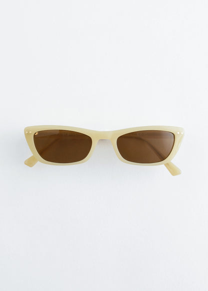 Elongated Cat-Eye Sunglasses