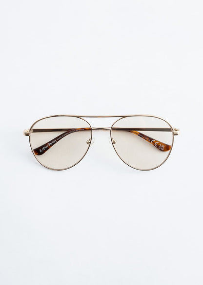 Slim Aviator-Frame Sunglasses