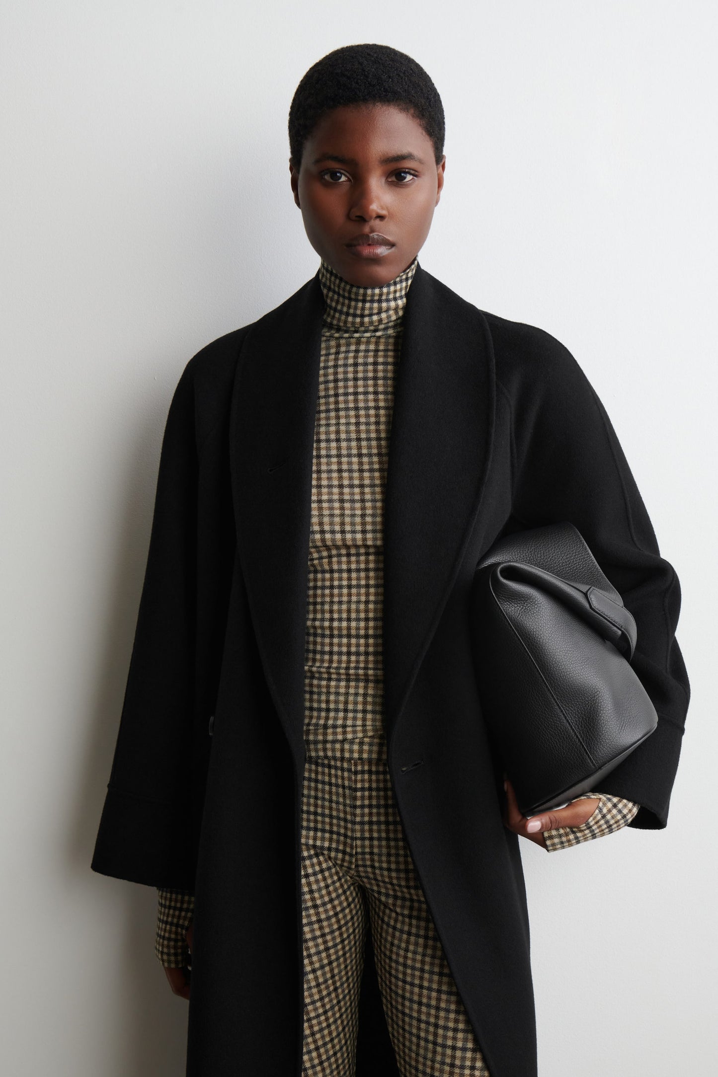 Merino Wool High-Neck Top