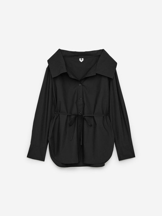 Wide-Collar Blouse