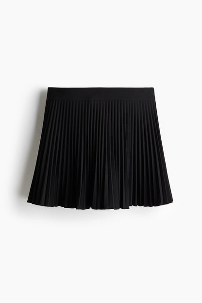 Pleated mini skort