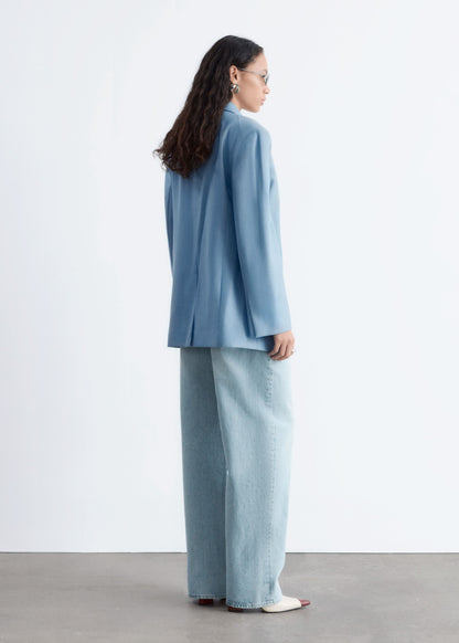 Double-Breasted Wool Blazer