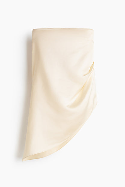 Satin bandeau top