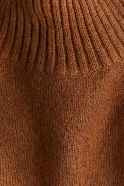 Oversized turtleneck jumper