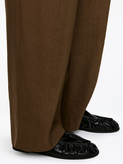 Lacquered Leather Loafers