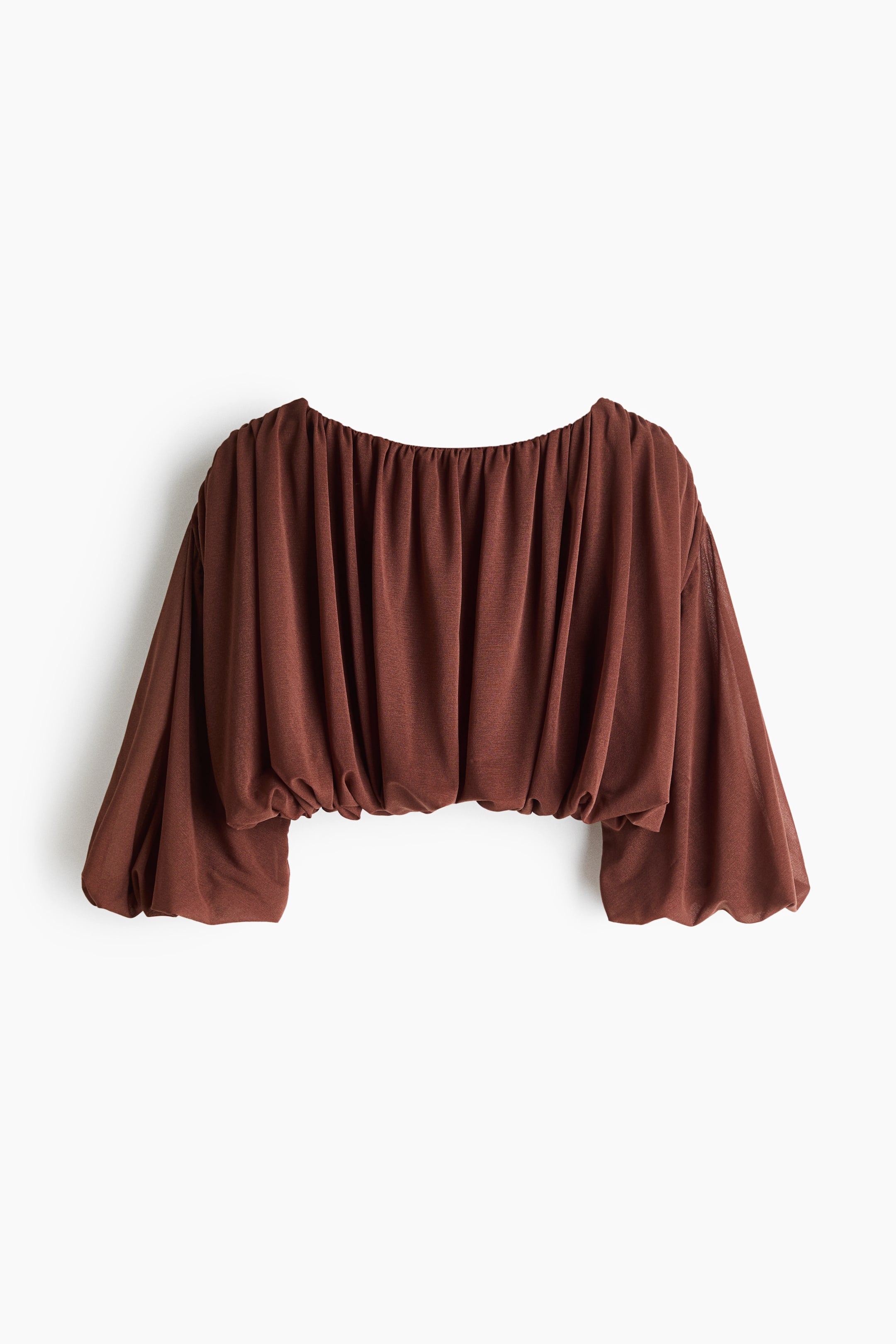 Bubble-hem cropped top – Newin.Style