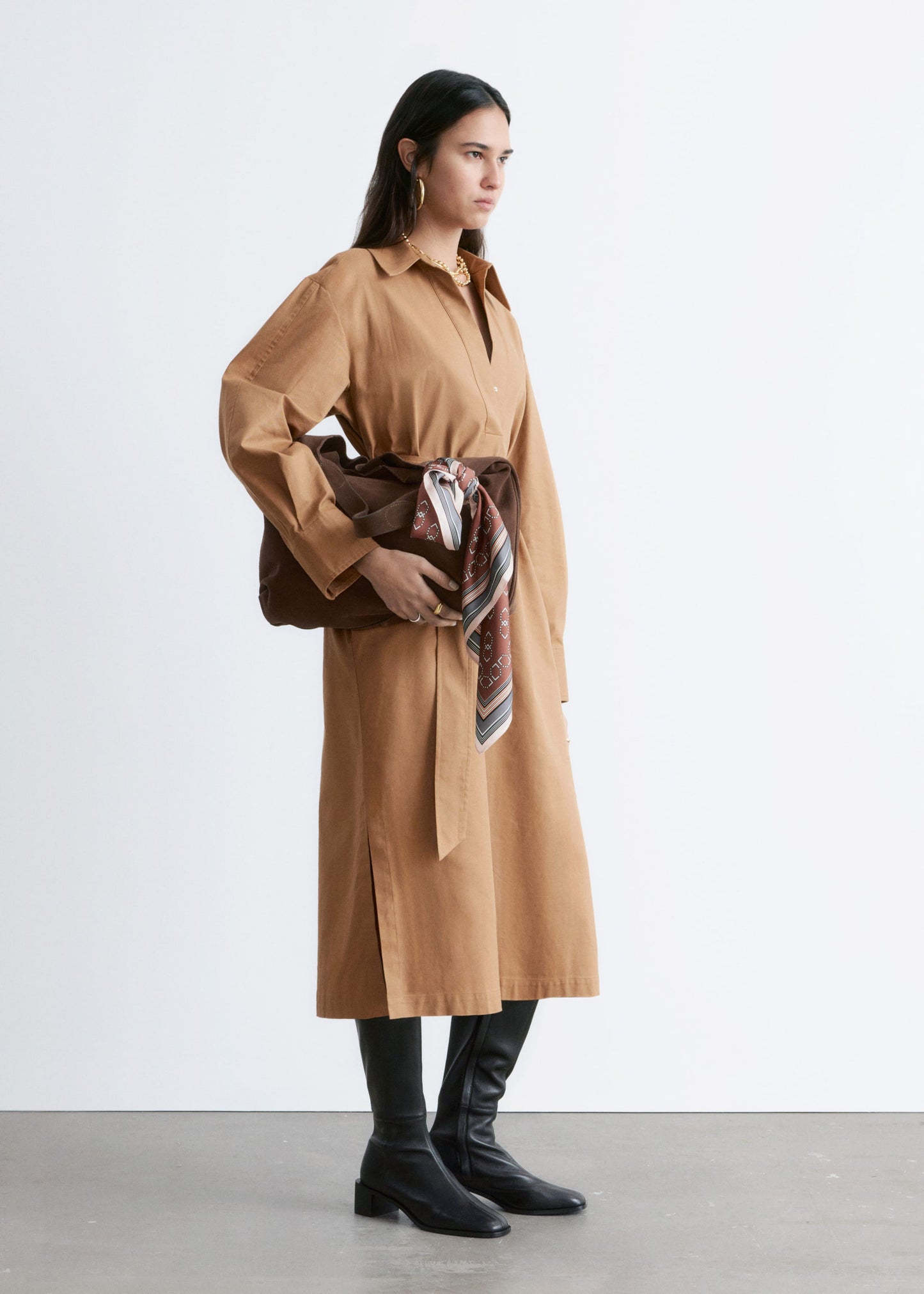 Belted Midi dress