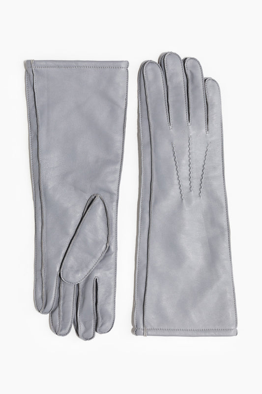 Long leather gloves