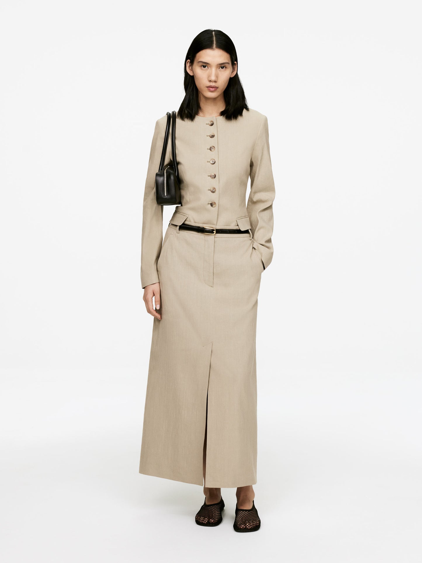 Cotton-Linen Skirt