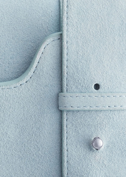 Split Suede Shoulder Bag
