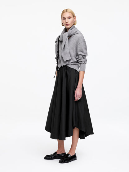 Wide Cotton Skirt