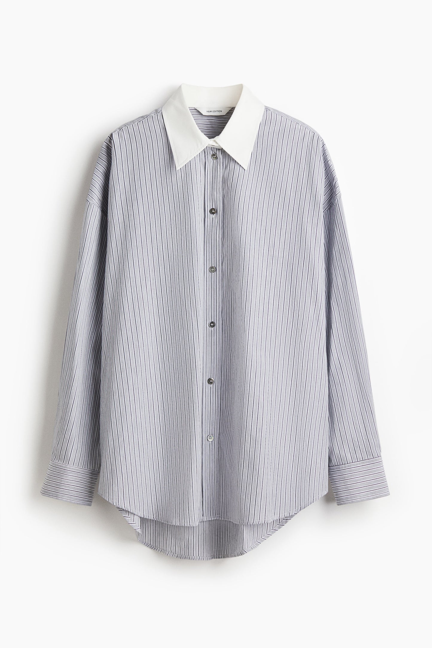 Oversized poplin shirt