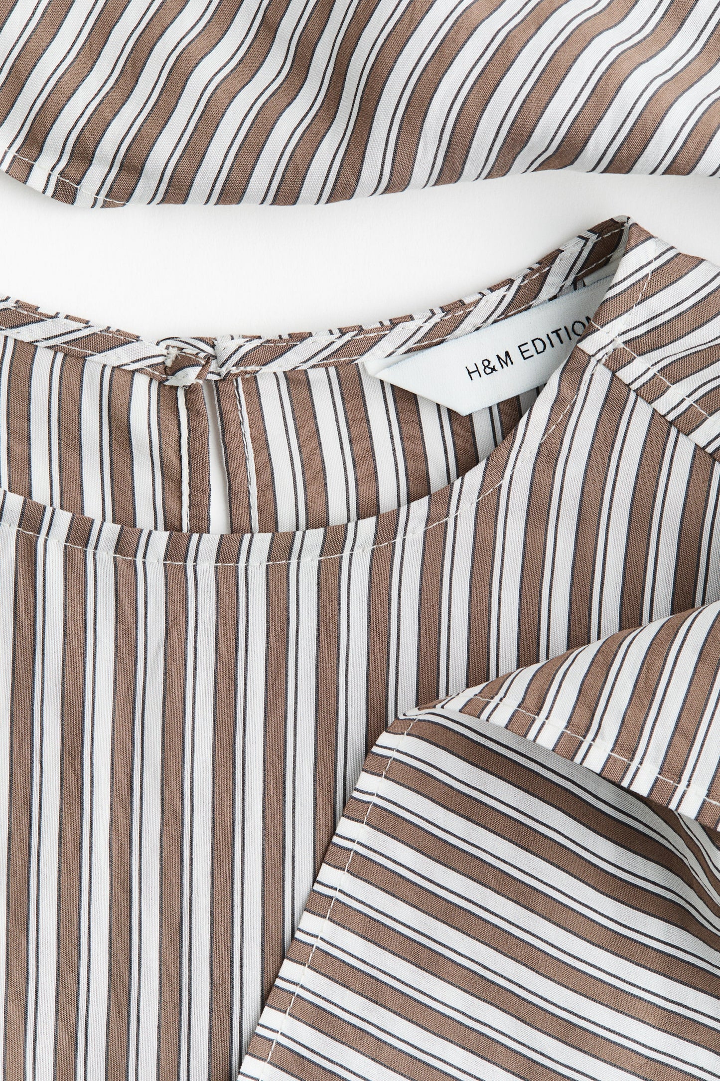 Oversized blouse with scarf