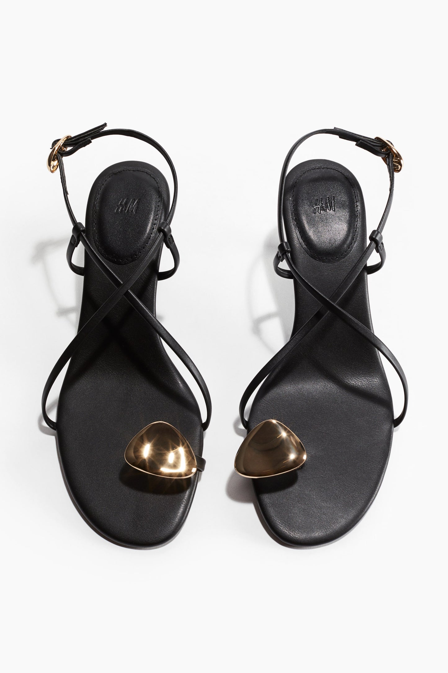 Heeled strappy sandals