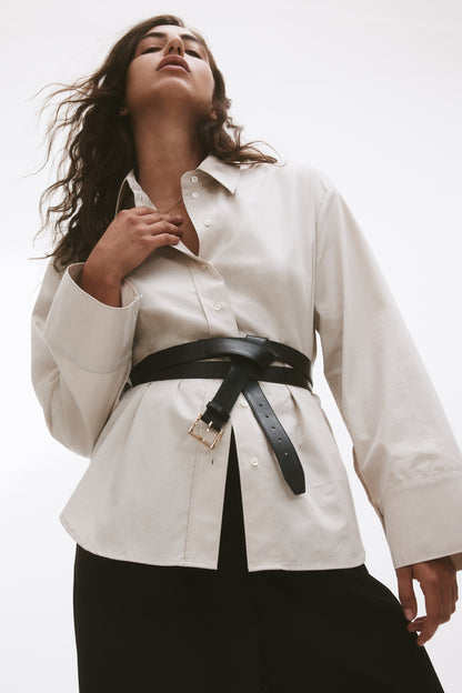 Double-strap waist belt