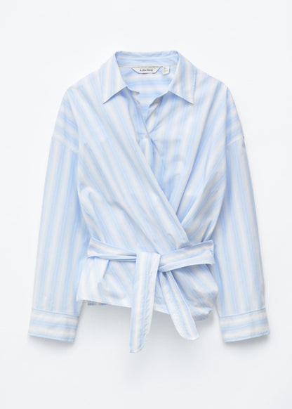 Tie-Waist Cotton Shirt