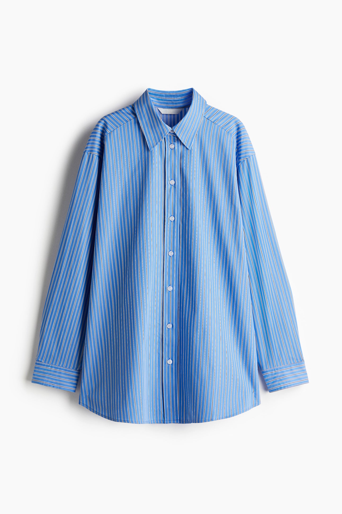 Oversized poplin shirt