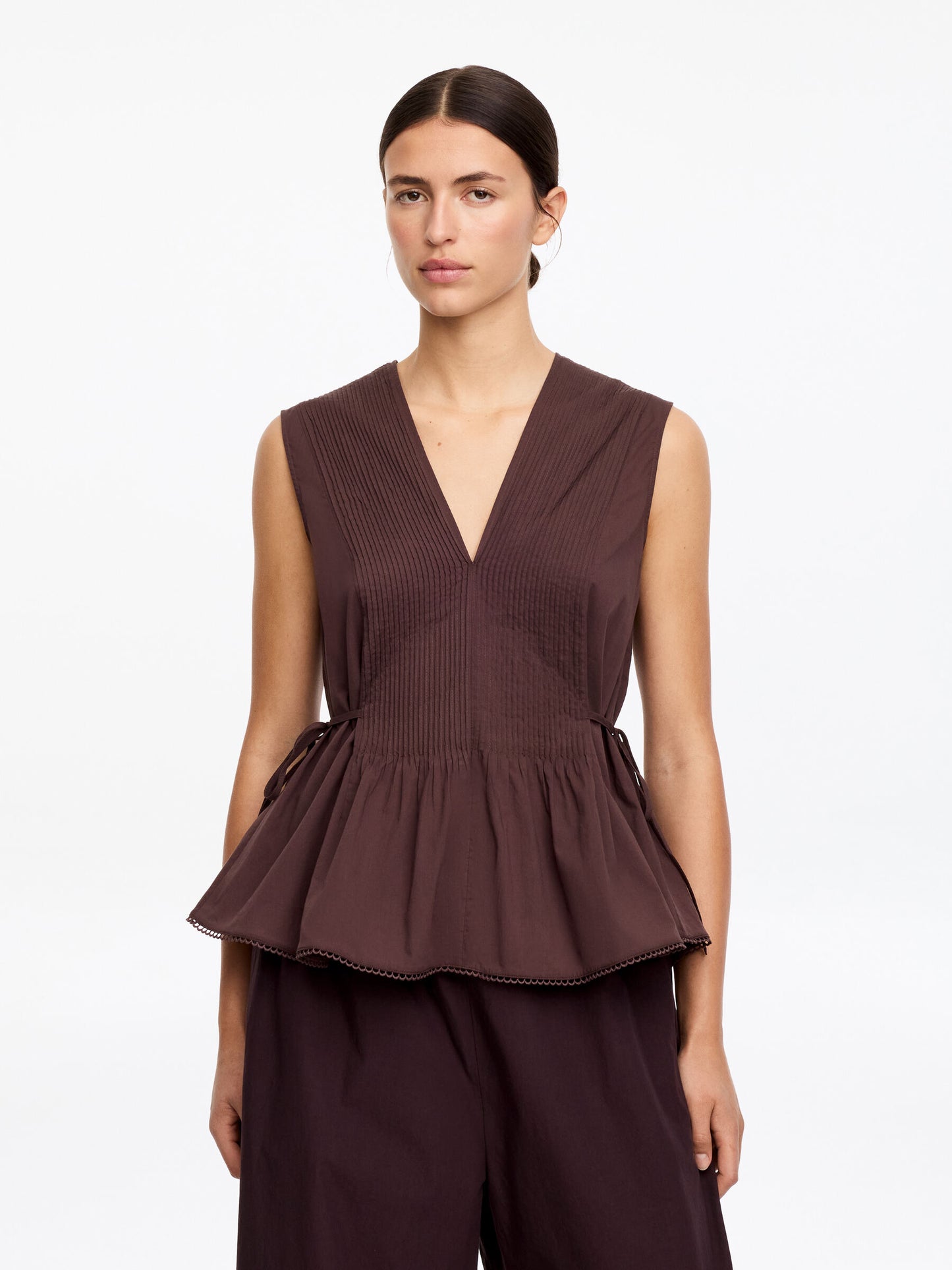 Pintuck Top