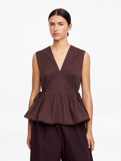 Pintuck Top