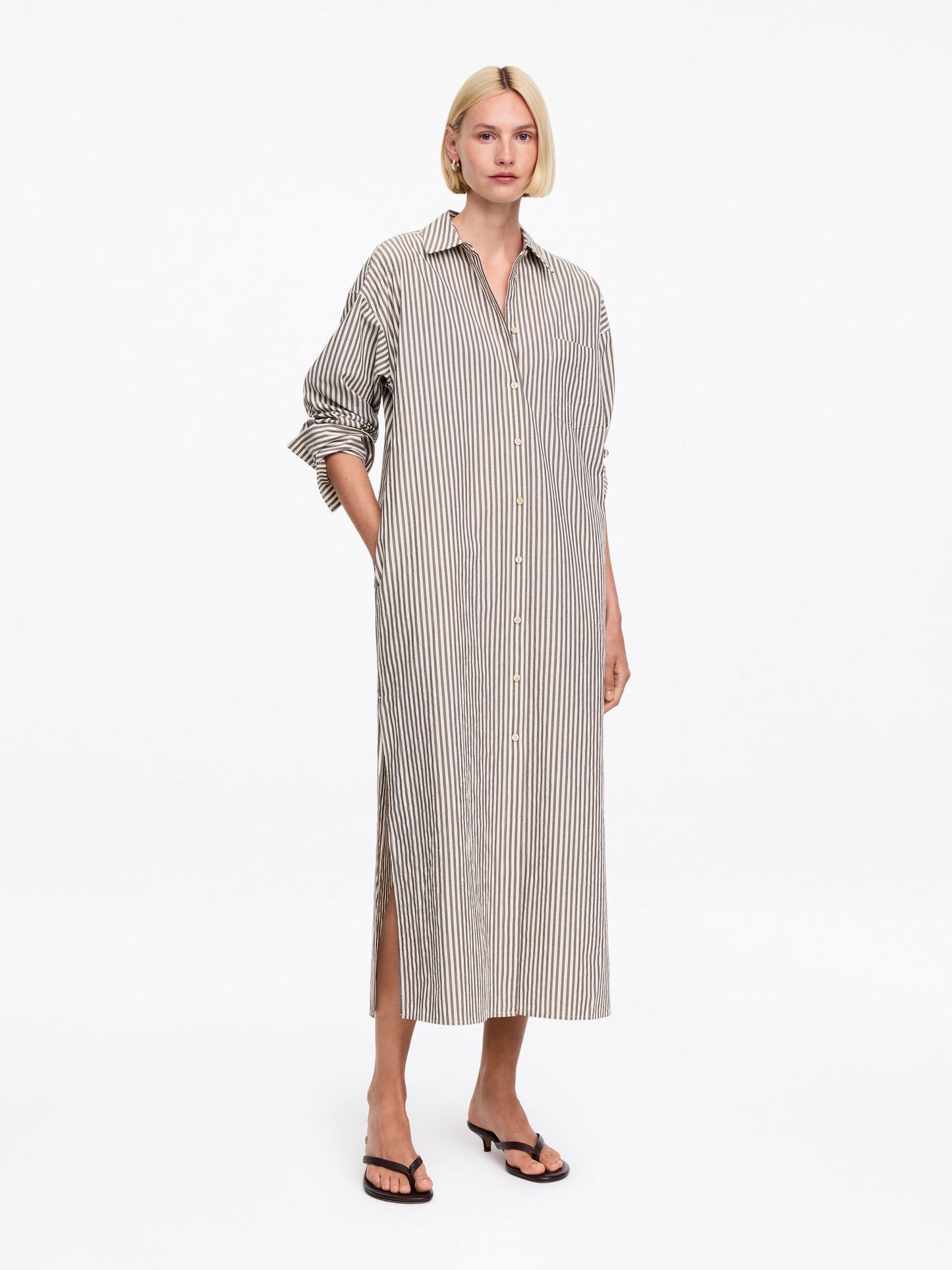 Cotton Shirt Dress