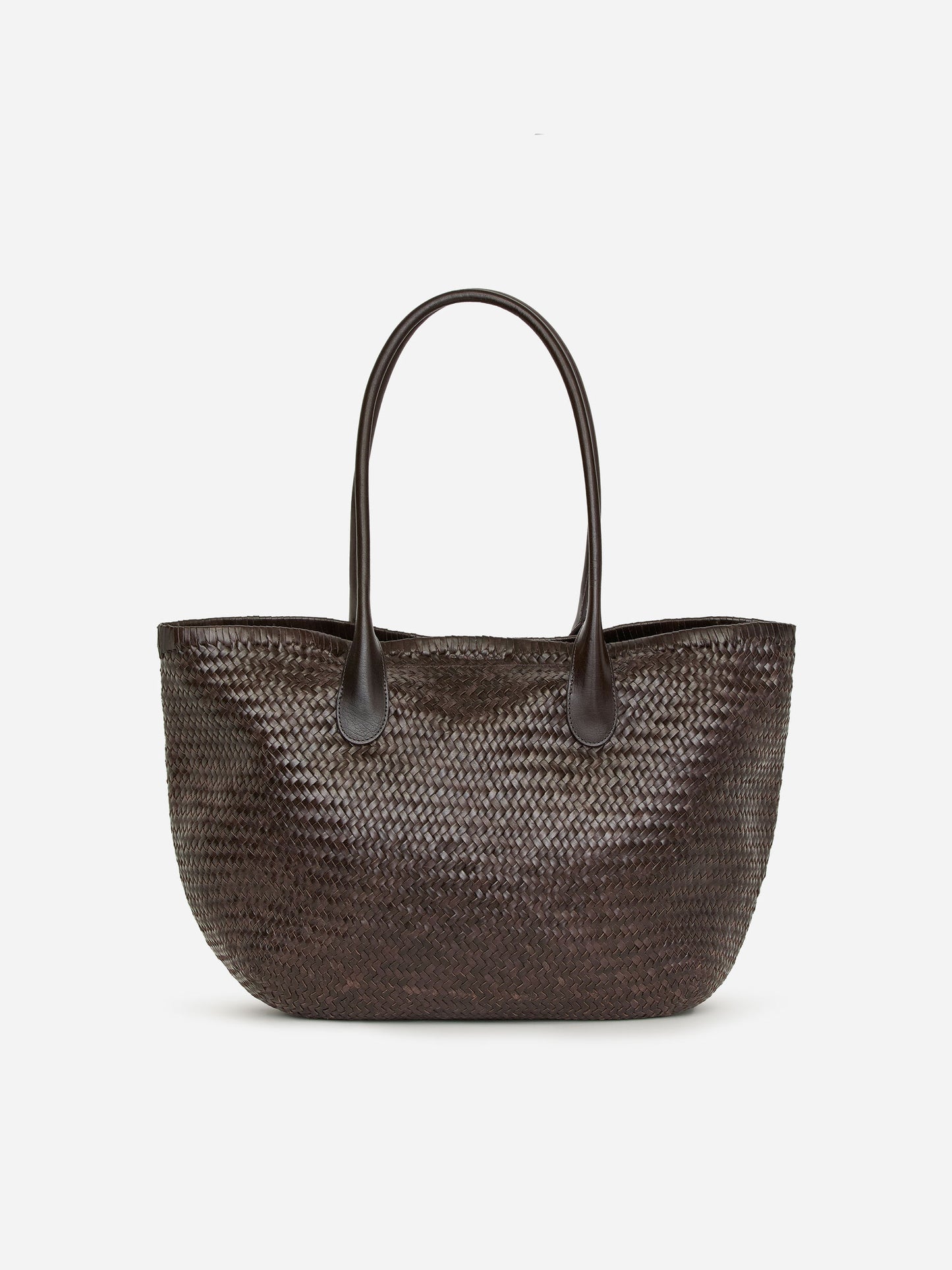 Woven Leather Tote