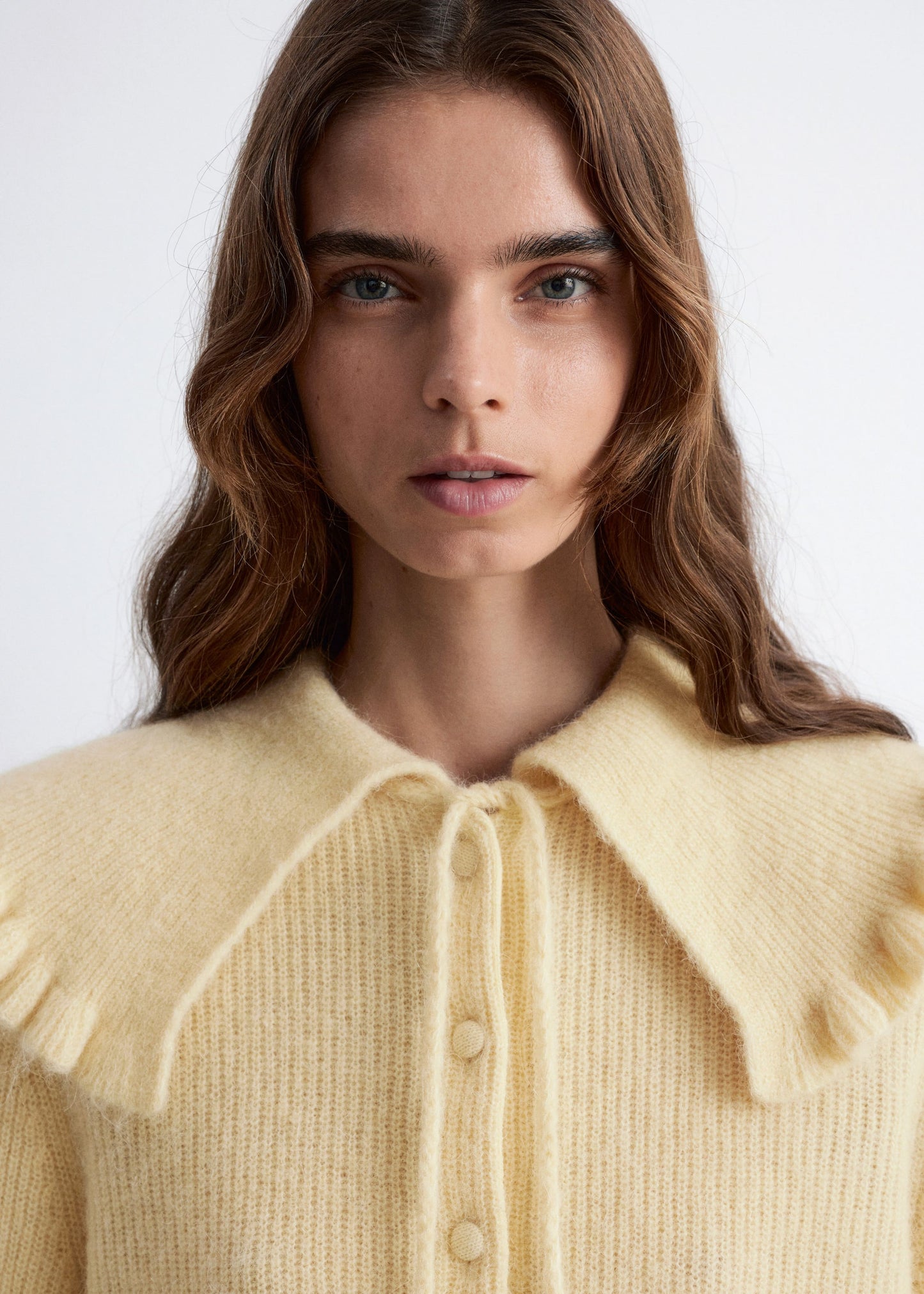 Alpaca-Blend Cardigan