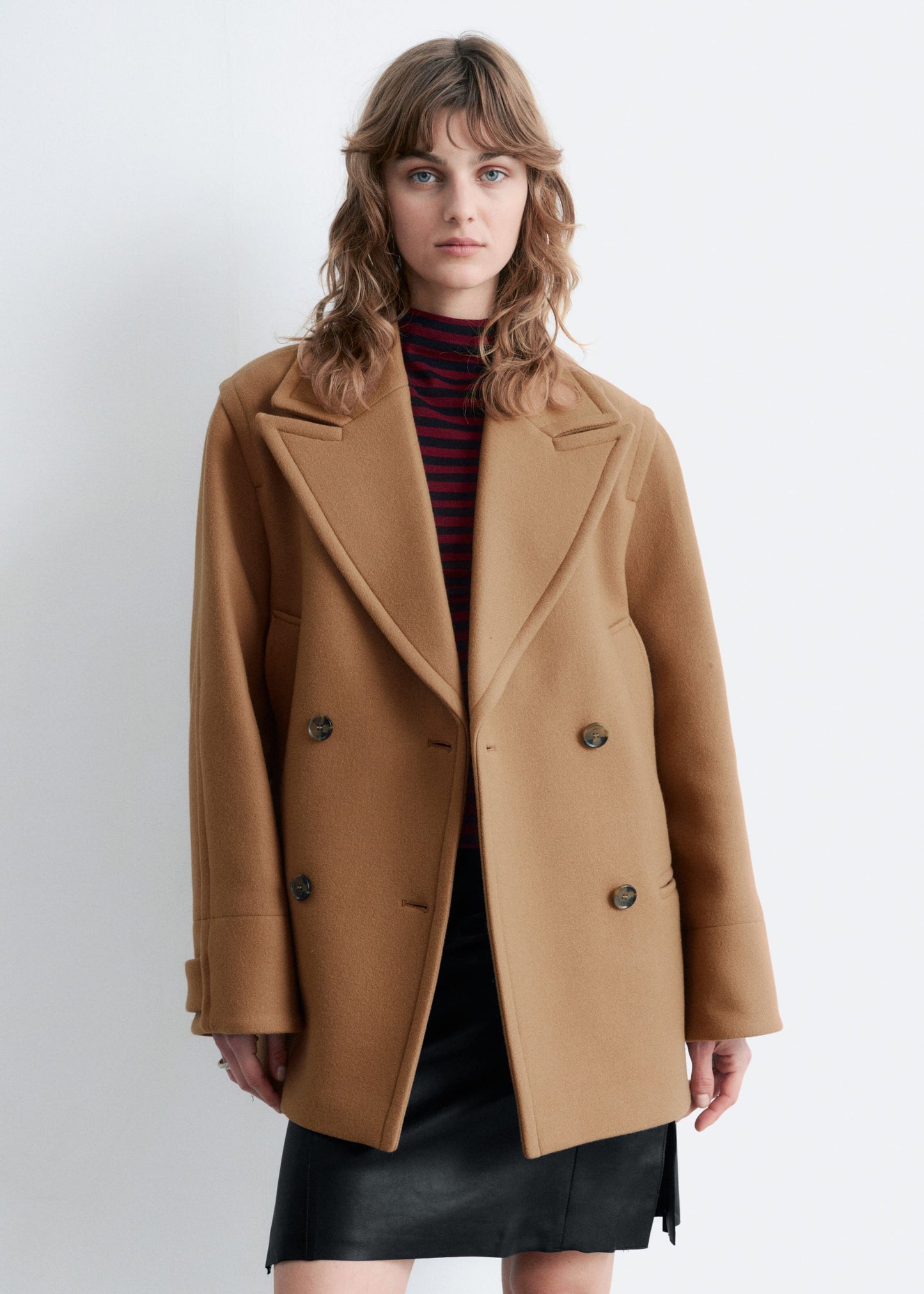 Tailored Wool Pea Coat