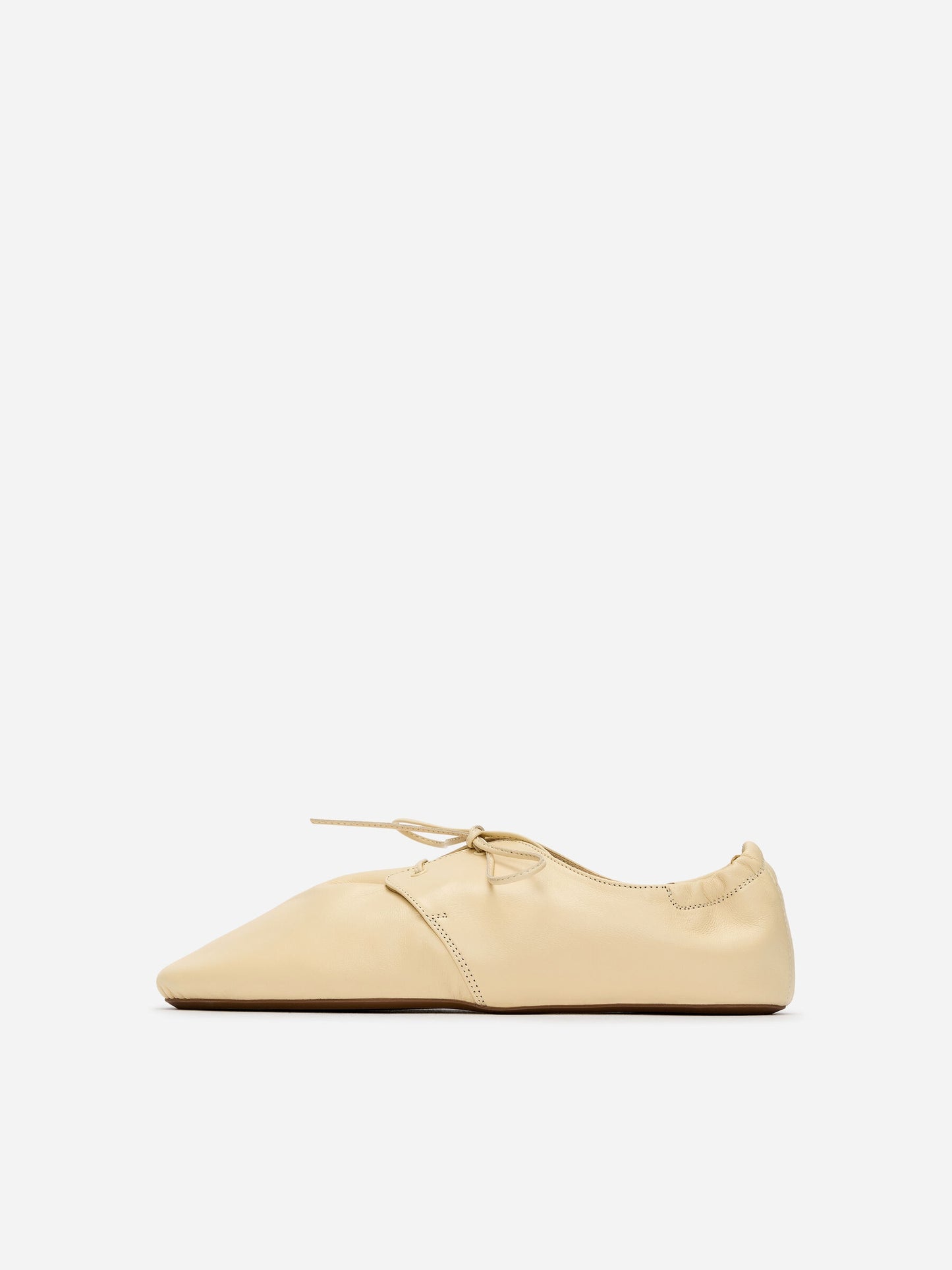 Soft Leather Lace-Up Shoes
