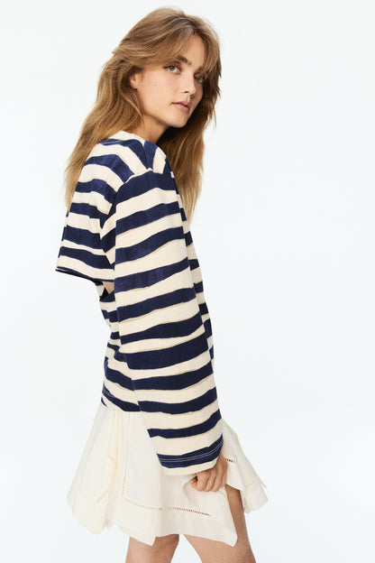 Cut-out cotton top