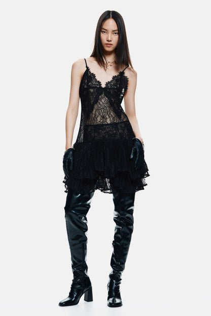 Strappy lace dress