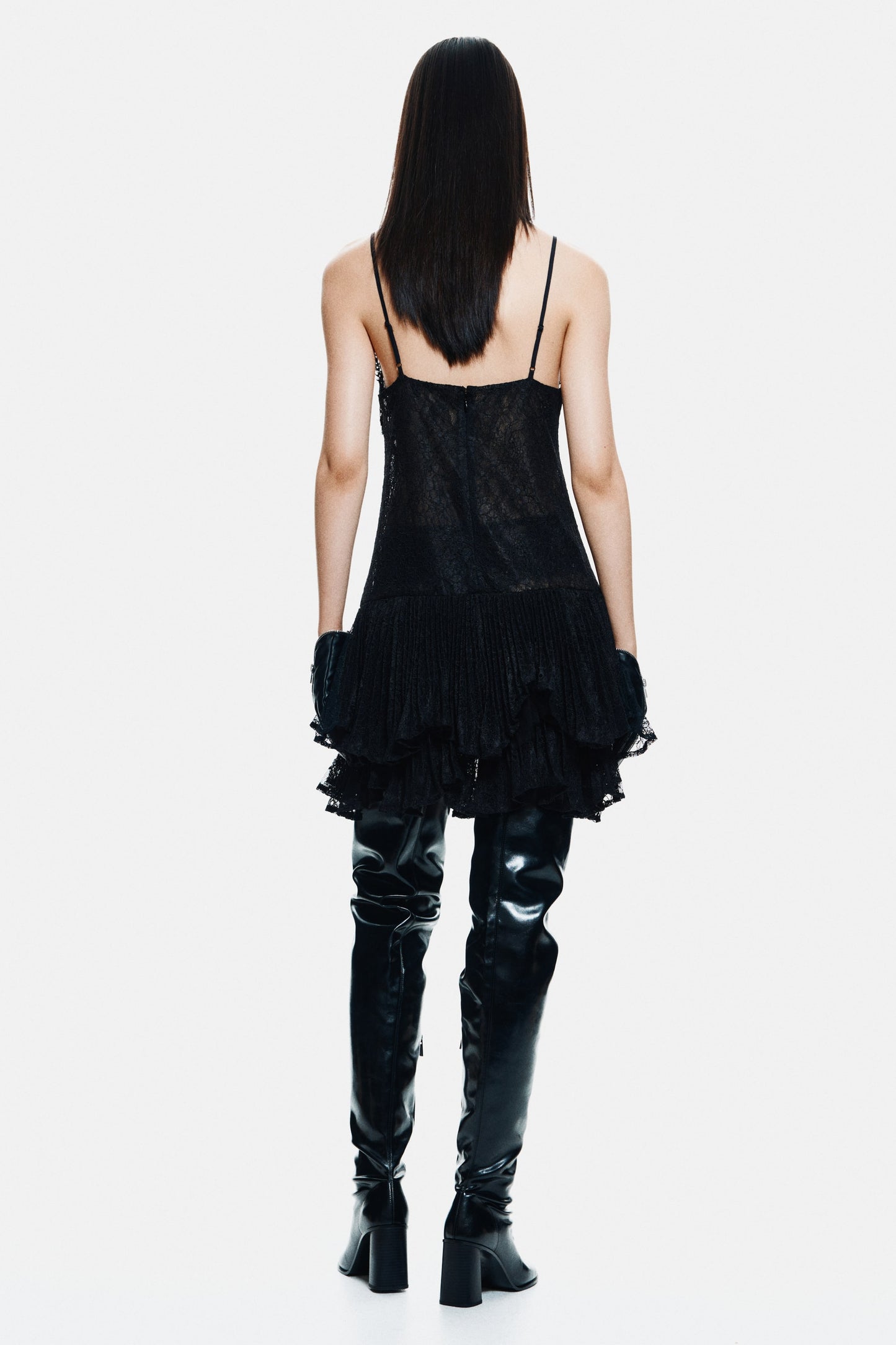 Strappy lace dress