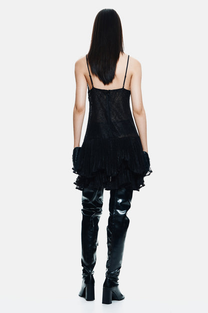 Strappy lace dress