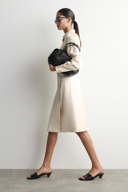 Satin Wrap Skirt