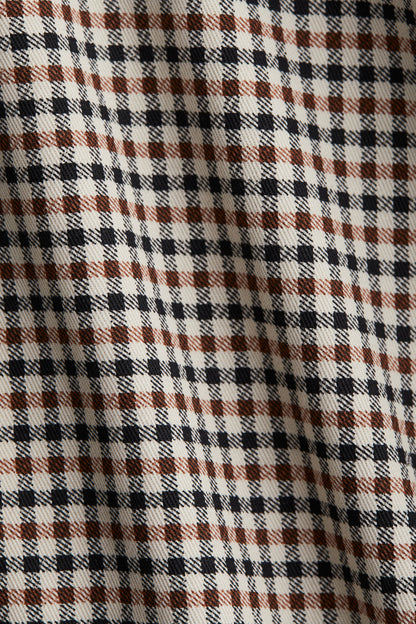Corduroy-collar twill jacket