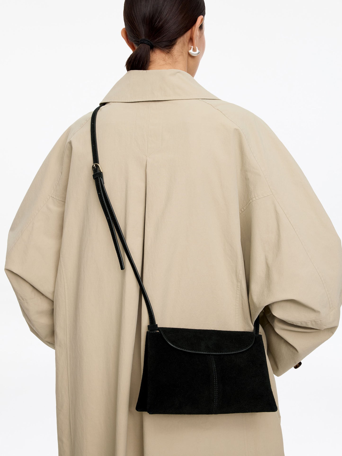 Suede Crossbody Bag
