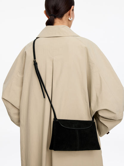 Suede Crossbody Bag