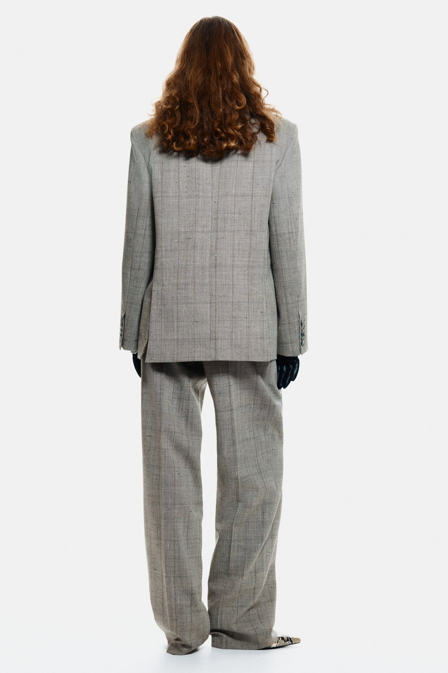 Wool-blend blazer