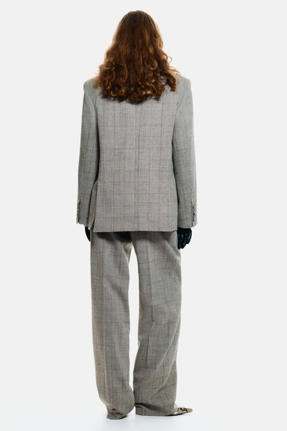 Wool-blend blazer